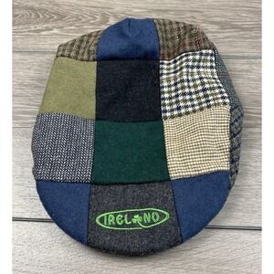 Traditional Craftwear Men's Irish Tweed Patchwork Flat Cap Multicolor One Size